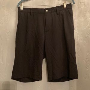 Adidas comfort waist golf shorts.